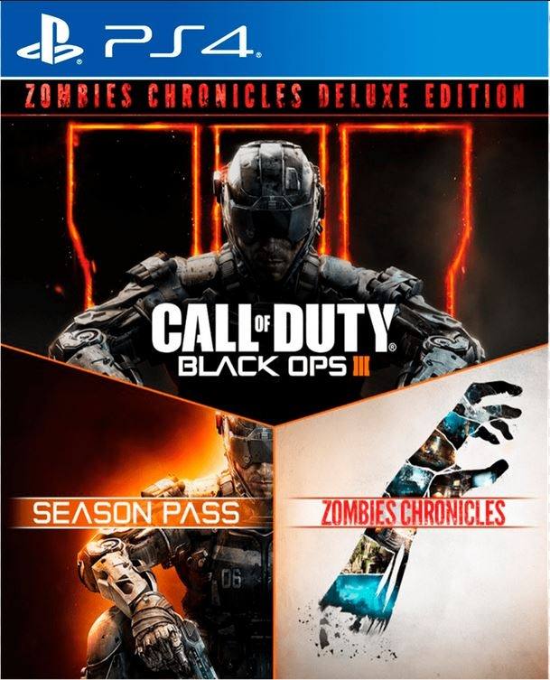 Call of Black Ops III MAS DLC Zombies Chronicles MAS PASE DE TEMPORADA | GamestoreEcuador| Venta de juegos Digitales PS3 PS4 PS5 Ofertas